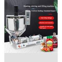 PBOBP Chocolate Sauce Cracking Cream 50-500ml Heating Mixing Filling Machine Car Beauty Wax Jam Filling Machine