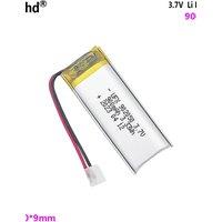 3.7v polymer battery 902050 900mAh For Beauty device battery law enforcement device recorder Handheld fan battery