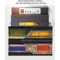 PBOBP Hot Selling Black Heat Shrink Machine for POF PVC Film Package Electrical Heat Tunnel Shrinking Wrapping Machine