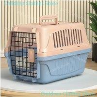 Portable Cat Cage Pet Carrier Thickening Pets Carrier Outdoor Handheld Shipping Box Car Carrying Pets Transport Box Pe Supplies