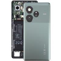 Back Cover with Camera Lens Cover for Realme GT 6 Global Phone Parts Rear Housing Case Replacement