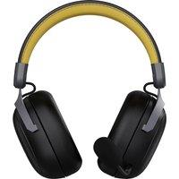 AJAZZ AHM08 MAX Gaming Headset - 53mm Drivers, Protein Leather, Omnidirectional Mic (Black/Grey/White)