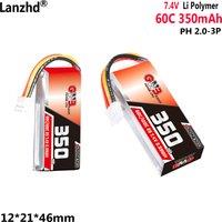 350mAh LiPo batteries 2S1P 7.4V lithium battery high rate 60C Use for 1:28 mosquito car remote control toy RC toy car batteries