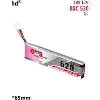 520mAh 3.8V 80C high-rate lithium battery For HV indoor remote control drone model aircraft FPV Toy car Drone batteries