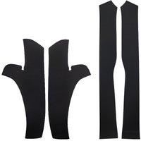 Rear Door Sill Guards For Tesla 2021-2023Model 3 Inner Protector Plate Cover Trim Car Anti-Dirty Bumper Welcome Pedal Kick Pad