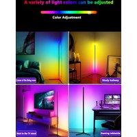 USB LED 3 color integrated circuit floor lamp indoor living room lighting room decoration Game room stand lamp Quick delivery