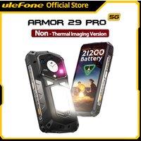 Ulefone Armor 29 Pro 5G AI Rugged Phone 21200mAh 120W 64MP Night Vision 6.67" 120Hz 512GB ROM Mobile MTK Dimensity 7400