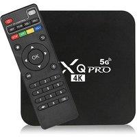 Smart Set-Top Box 2025 New Model Android 4K Media Player You Tube Google Hd Tv Player 2.4G/5G Dual-Band Wifi Home Theater Decoder 1Gb Memory/8Gb Storage Mxq-Pro Smart Tv Box