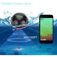 Smart Sonar Fish Finder Wireless Bluetooth Portable 48m/160ft Depth Finder for IOS Android Outdoor Fishing Equipment