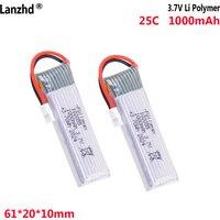 3.7V lithium battery 1000mah 25C For Model aircraft Youth Drone FH-0A Competition 102055 with protective board
