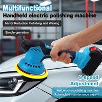 Mini Electric Polisher Handheld Tile Sofa Marble Car Detailing Lithium-Powered Multi-Functional Waxing & Glazing Machine