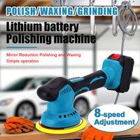 Car Electric Polisher Handheld Lithium-Powered Multi-Functional Waxing & Glazing Machine for Tile Sofa Marble Detailing