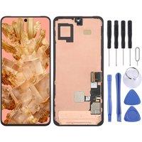 6.3" OLED LCD Screen for Google Pixel 8 GKWS6 Digitizer Full Assembly with Frame Including Fingerprint Flex Cable