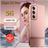 Original Pova 6 Pova 5 Pro Android Cellphones 5G Dual Sim GT10 Reno 12 Pro Smartphone 8000mAh 16GB+1TB Mobile Cell Phones