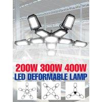 400W LED Bulb E27/E26 Garage Lamp AC 220V Spotlights Deformable Folding Ceiling Light 110V For Home Warehouse Workshop Basement
