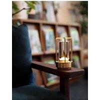Modern Design LED Table Lamp USB Rechargeable Night Light Touch Switch Lantern Design for Room Hotel/Restaurant Use DC Power