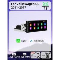 Android Car Multimedia for VW Volkswagen UP 2011-2017 6.86 Screen 1 Din Radio Stereo Head Unit