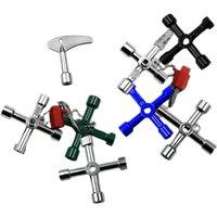 Water Meter Valves Keys Inner Triangalur Wrench Multi Purpose Tool Alloy Steel Universal For Plumbing Repair Use