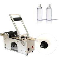 Round Bottle Labeling Machine Semi-Automatic Labeler Label Dispenser with Digtal Display Packing Machine