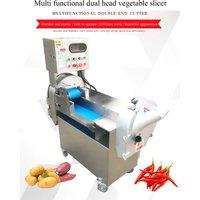 Commercial Onion Potato Chips Slicer Slicing Machine Electric Cabbage Shredder Machine Vegetable Fruit Slicing