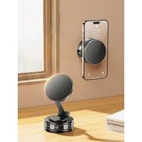 YZ Car Phone Holder, Magsafe Magnetic Vacuum Intelligent Car Mount 360 Rotation Magnetic Vacuum Adsorption Suction Cup Bracket