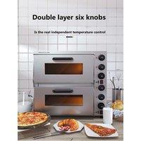 Popular Baking Oven Commercial Double-layer Large-capacity Pizza Egg Tart Cake Two-layer Independent Temperature Contro