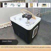 Portable water circulation shampoo chair. Head spa shampoo basin chair, beauty salon mobile shampoo bed salon furniture