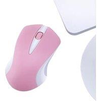 Q2 Mouse Wireless Gaming Computer Office Accessories Laptop Pink 2.4G Wireless Mouse Laser Roller Ergonomic Battery Low Power