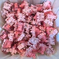 Gateron Sakura Switch HIFI Linear Mahjong Sound 5pins POM Customization Mechanical Keyboard Switch Factory Lubrication Gaming PC