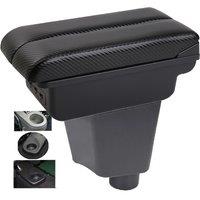 Car Armrest box Captur Clio 3 4 III IV central console storage case driver elbow support rest arm