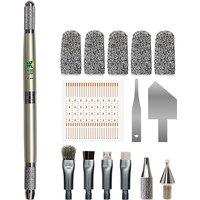 Multifunctional Manual Engraving Pen Tool Set Motherboard Chips Glue Tin Removal Solder Pad Clean No Trace Repair Fly Line Point