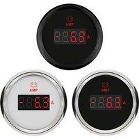 Vehicles 52mm Waterproof Digital Amperemeters Marine +/-150A 9-32vdc Amp Gauges Amp Meters with Sensors +-75mV for Auto Boat