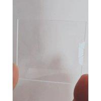 6Pcs Total Size 50x50x2mm Clear Transparent Fused Silica Quartz Glass Plate JGS2