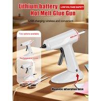 Corded Electric Hot Glue Gun Home Use Rechargeable Lithium Battery Glue Sticks Hot Melt Glue Gun for Children's Crafts