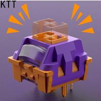 KTT Zohe Flame Shadow Switch 5pin HIFI Clicky Tactile Crisp Mechanical Keyboard Custom MX Switchs Accessories Hot Swap Gaming PC