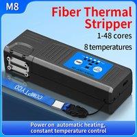 AUA-M8 Fiber Thermal Stripper Pliers Heated Optical Wire Stripping Slitter Ribbon Fiber Hot Stripper Cable Fusion Tool