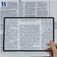 Card-Type Magnifying Glass Transparent Pvc Bookmark Portable And Compact Convenient For Reading With Magnification Effect