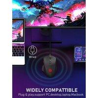 Redragon M695 Wired Gaming Mouse, 24,000 Max DPI Optical Gaming Mice 7 Programmable Buttons