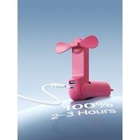 JISULIFE New Color Series F8 Portable Handheld Mini Fan 3 IN 1 USB Rechargeable with Power Bank, Flashlight, Pocket Design Fan