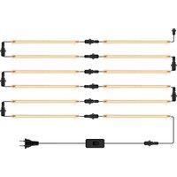 220V LED Full Spectrum Grow Light Strips Indoor Potted Flowers Growth Box Hydroponics Tomato Vegetables Cultivation Lamp EU Plug