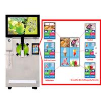 Commercial Fully Enclosed Frozen Beverage Ice Coffee Machine Multifunctional Ice Cream Machine
