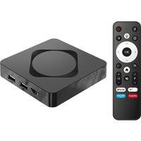 2025 New Set-Top Box Android 14 Hd Tv Box 2.4G/5G Dual-Band Wifi Smart Set-Top Box 2Gb Memory/16Gb Storage 4K Media Player Youtube Google Netflix Bluetooth Voice Home Theater Decoder
