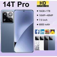 2025 New 14T Pro Smartphone 5G 7.0HD Dual SIM Card 22G+2TB Cell Phone Android Mobile Phones Cellphones Unlocked Global Version