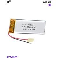 502060 3.7V polymer battery 600mAh For LED lamps camera glow sticks Bluetooth headphones dictionary scanning pen battery