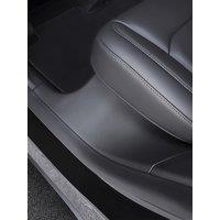 For Tesla2021-2024Model Y Rear seat corner protection rear seat pad leather waterproof and stain resistant black Rear door pad