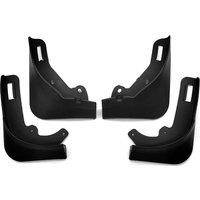 Matte Black Carbon Fiber Pattern Splash Guards Mud Flaps for 2020-2024 Tesla Model Y Mudflaps No Need to Drill Holes