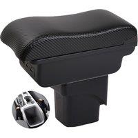 Ford Focus 2 Mk2 Armrest box central console storage case driver elbow support carbon fibre