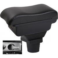 Ford focus mk1 Armrest box central console storage case driver elbow support carbon fibre