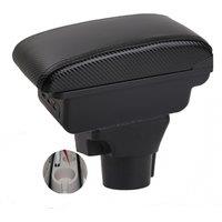 Car Rio Armrest box central console storage case driver elbow support