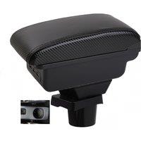 Car Ralliart Colt Armrest box central console storage case driver elbow support